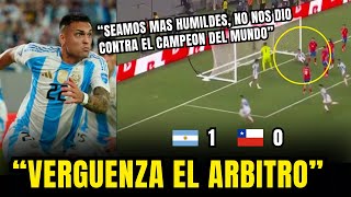 PRENSA CHILENA FURIOSA CON LA DERROTA FRENTE A ARGENTINA POR COPA AMERICA Y SE QUEJAN DEL VAR [upl. by Meeharbi861]