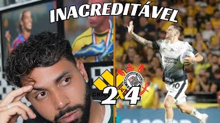 REACT CRICIUMA 2X4 CORINTHIANS TIMÃO FAZ VIRADA INCRÍVEL [upl. by Lertnek]