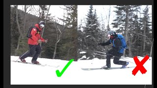 How to CARVE Telemark Turns On ICY Conditions TIP 1 [upl. by Seka]