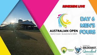 2024 Australian Open  Day 6 Session 2  Men’s Fours [upl. by Lener]