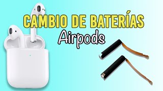 Mis airpods no prenden NO cargan  cambio de baterías airpods [upl. by Auod610]