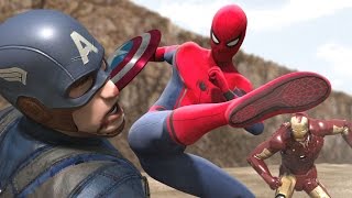 Iron Man vs Captain America vs Spiderman Part 13 [upl. by Oreste687]