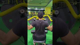 Latissimus dorsi machine  correct form of back latts  gym [upl. by Aihsyak]