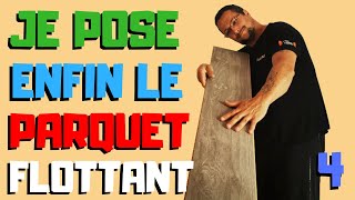 JE TERMINE LA CHAMBRE DE MON FILS 4  Je pose le parquet stratifié [upl. by Gaut]