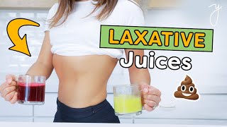 NATURAL LAXATIVE JUICES to Relieve Constipation and Reduce Bloating💩 [upl. by Georgy]