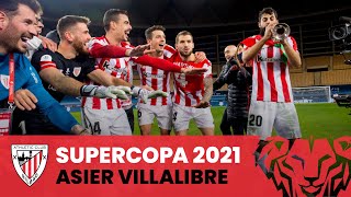 🎺 Asier Villalibre  Celebración Supercopa 2021  FC Barcelona 23 Athletic Club [upl. by Amaras]