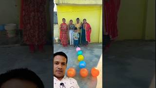 Rangbirange ganeAyaan babu ne saare balloon phod diyeshorts funnyballoonpoppingfamilyfun comed [upl. by Htebesile]