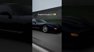 Supercharged C5 🔥 🔥 🔥 automobile cars C5 supercharged tunning corvette [upl. by Hnahym258]