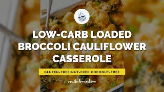 Easy Loaded Broccoli Cauliflower Casserole Frozen Vegetables [upl. by Bradney51]