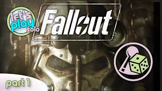 Lets play Fallout Board Game  Solo  Part 1 [upl. by Derinna25]