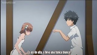 Touma le dice a misaka que se ve bellisima con su vestido 😍 Toaru Kagaku no Railgun Temporada 1 [upl. by Cirle638]