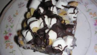 Rocky Road Oreo Bars Recipe  Sweet nonbake recipe [upl. by Tonina541]