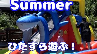 大型プール｜コストコでかったプールで遊ぶ夏！！ [upl. by Airret]