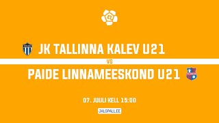 JK Tallinna Kalev U21  Paide Linnameeskond U21 [upl. by Ailefo185]