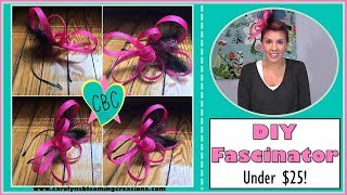 How to Make a Fascinator for Under 25 [upl. by Ellekim]