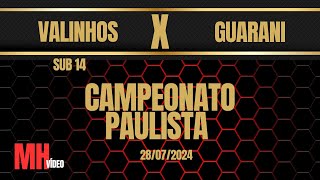 Valinhos x Guarani sub 14 [upl. by Nagud957]