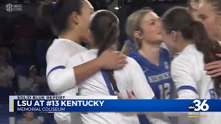 Kentucky volleyball wins seventh match in a row [upl. by Dimah]