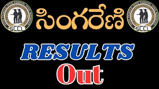 Singareni RESULTS OUT  ALL RESULTS AVAILABLE AND  Cut off highest marks [upl. by Arodoet]