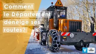 COMMENT LE DÉPARTEMENT DÉNEIGE SES ROUTES [upl. by Inigo799]