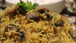 How to make mushroom Briyani  Tamil  Mushroom Briyani mushroombriyani mushroom briyani [upl. by Ailama438]