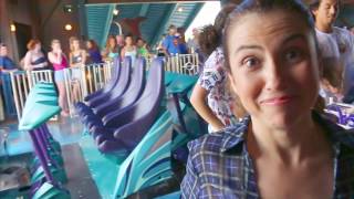 Front Row Mako Hyper Coaster POV at SeaWorld Orlando [upl. by Rohn]