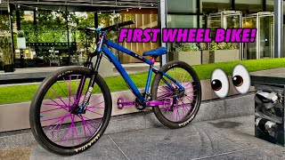 RIDING MY FIRST WHEELIE BIKE  EP5 [upl. by Pennie471]