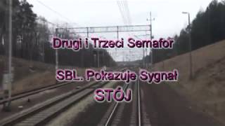 DRUGI I TRZECI SEMAFOR SBL SYGNAŁ STÓJ [upl. by Chasse574]