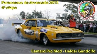 Camaro V8 Blower Helder Gandolfo  4ª etapa Paranaense de Arrancada 2013 [upl. by Amara]