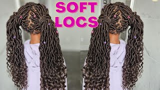 🔥THE EASIEST CROCHET FAUX LOCS no cornrows no wrapping [upl. by Goar277]