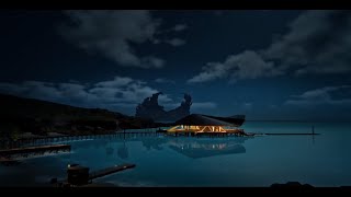 FINAL FANTASY XV  Galdin Quay 2 Hours Time Lapse [upl. by Arodnahs467]