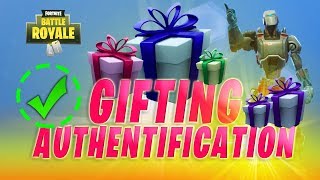 How Gifting Works in Fortnite  Activating your 2 Factor Authentification 2FA Account Guide [upl. by Oecile]