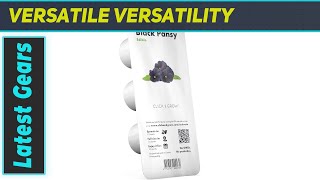 Click and Grow Smart Garden Black Pansy Pods The Best Way to Grow Edible Flowers at Home [upl. by Oflodur]