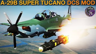 A29B Super Tucano Install Setup Start Cockpit Pages Nav amp Weapons Guide  DCS WORLD [upl. by Prinz]