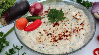 Baingan ka raita  Eggplant Dip  Dahi waly baingan ki recipe   summer special healthy recipe [upl. by Serles987]