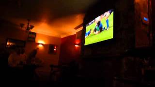 Premier essai de lIrlande dans un pub en IrlandeFranceIrlande Coupe du monde 2015 [upl. by Noxas539]