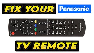 How To Fix Your Panasonic TV Remote Control That is Not Working [upl. by Wylde547]