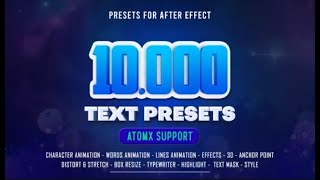 Text Presets V3 free download After Effects [upl. by Inal706]