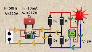 HOW TO CONNECT LED TO 220V  WITH CALCULATIONS [upl. by Lilli]