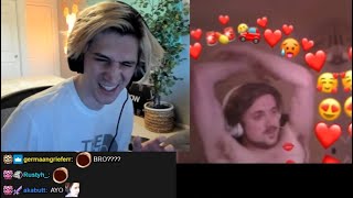 xQc reacts to ✨👑 FORSEN MY KING ✋😩💖✨ [upl. by Annaul]