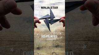 EASY NINJA STAR ORIGAMI TUTORIAL  NINJA WEAPON ORIGAMI  PAPER NINJA STAR ORIGAMI FOLDING  DIY [upl. by Nynnahs]