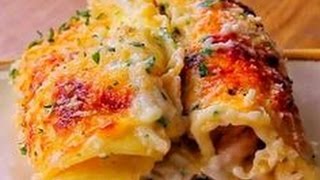 How To Make Chicken Alfredo Lasagna Roll Ups  Recipes  KOOKKU Food [upl. by Eilsek]