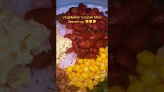 Vegetarian Thanksgiving Dinner pregnant vegetarian cooking [upl. by Aittam650]