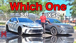 2025 Toyota Camry SE vs Camry XSE Comparison All Specs ampTest Drive [upl. by Leavelle602]