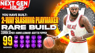 BEST 2WAY SLASHING PLAYMAKER BUILD ON NBA 2K22 NEXT GEN RARE BUILD SERIES VOL 26 [upl. by Ahsetal]