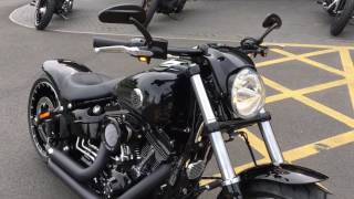 HarleyDavidson Breakout with Thunderbike Rear Fender [upl. by Dercy]