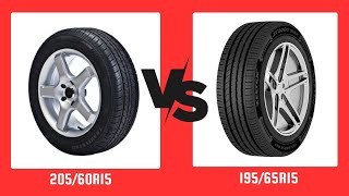 Tire Size 20560R15 vs 19565R15 [upl. by Rainer]