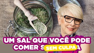 Receita do sal de ervas O sal que melhora o colesterol [upl. by Aivalf]