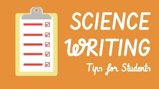 Science Writing Tips [upl. by Ernest]