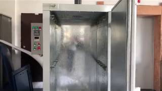 Colo1688 Small Powder Coating Oven [upl. by Ynnavoj]