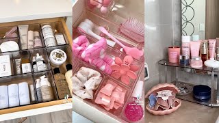 ✨bathroom organizing and restocking videos 🛁🧼 ASMR satisfying 🎙️ tiktok compilations ✨ [upl. by Vitus]